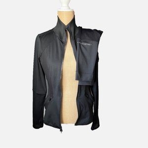 Two Piece Adidas by Stella McCartney Black Jacket and Leggings Sports Set Size M